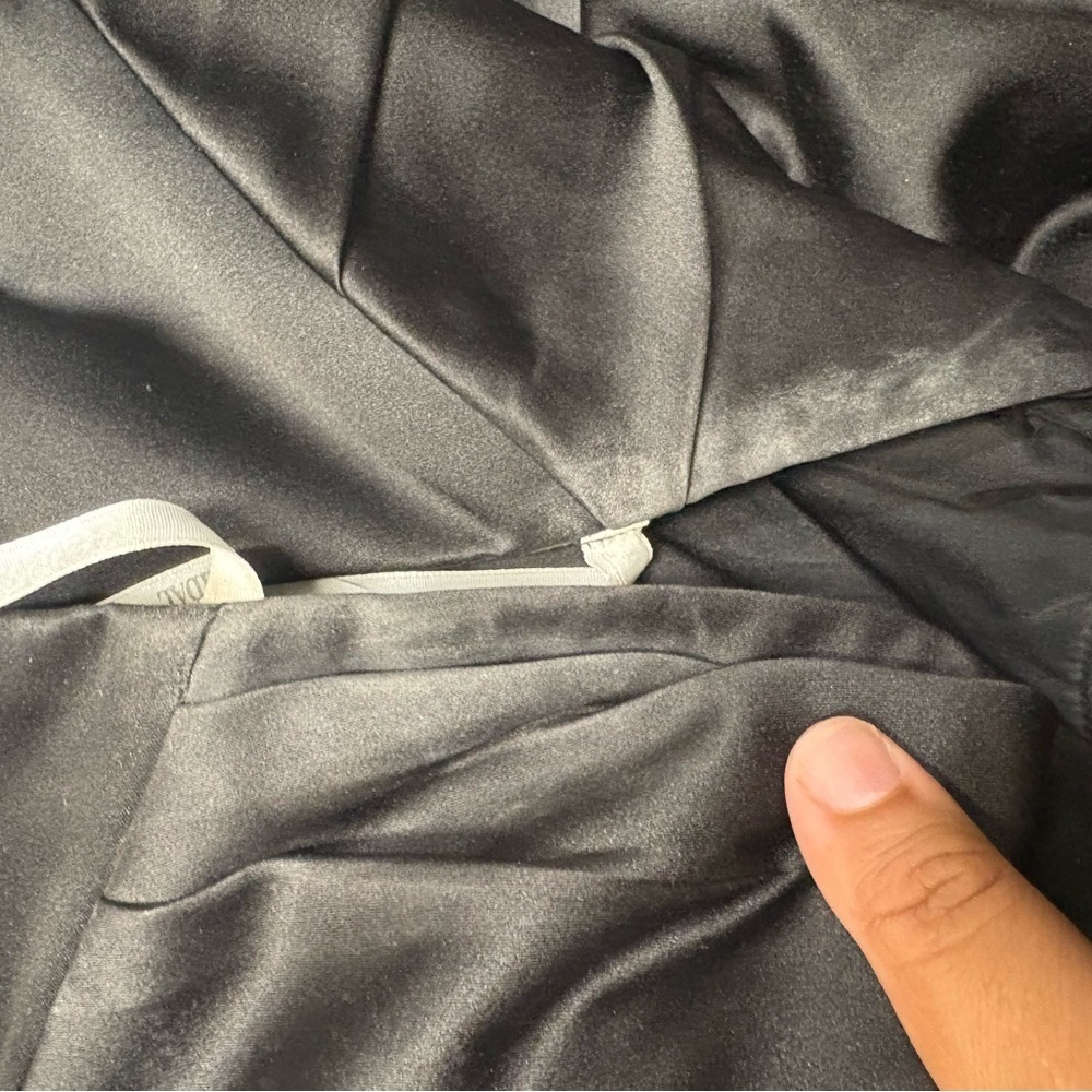 Davi’s Bridal Elegant Black Strapless Dress - Picture 9 of 16